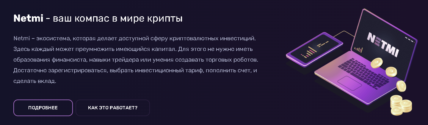 Netmi 🚨 Netmi отзывы - обзор инвестиционной платформы, разоблачение СКАМа ...