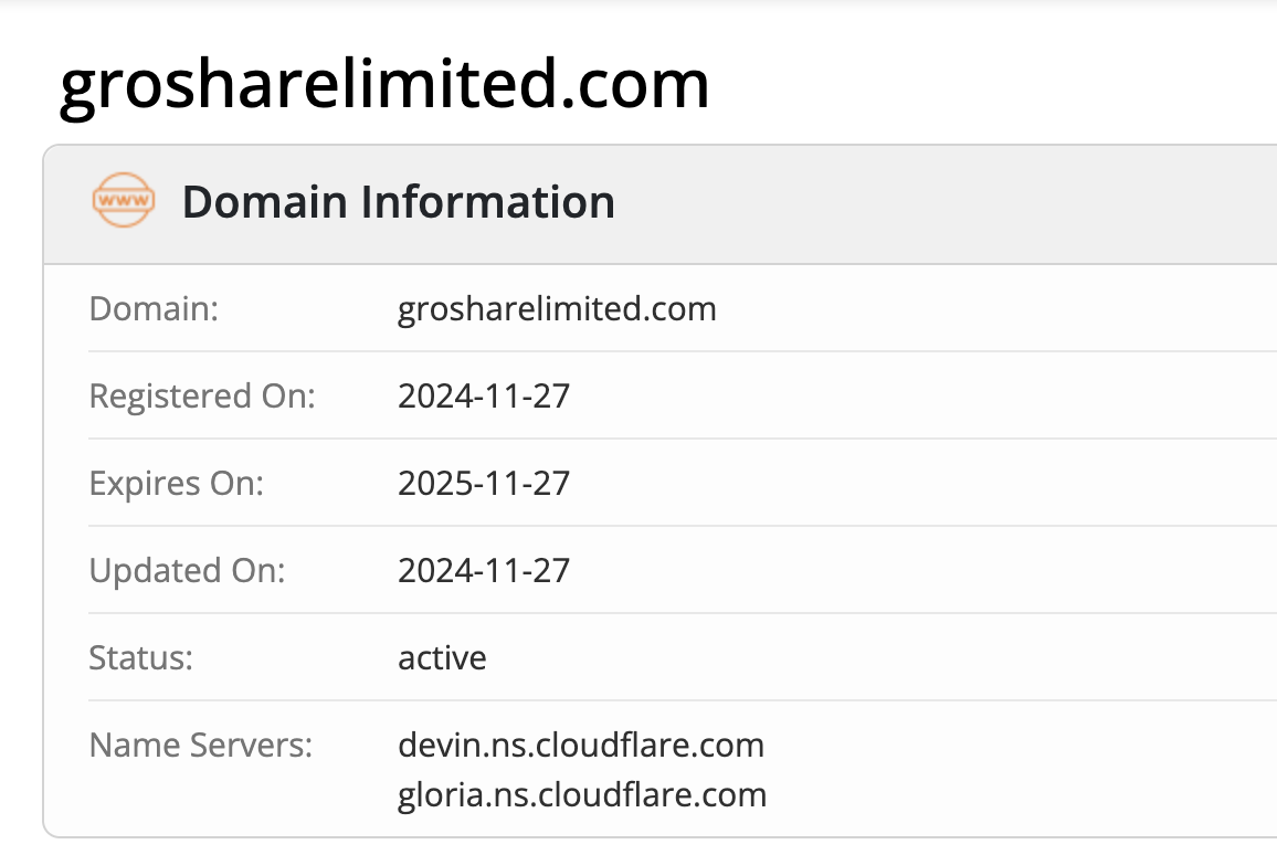 Groshare Limited лохотрон