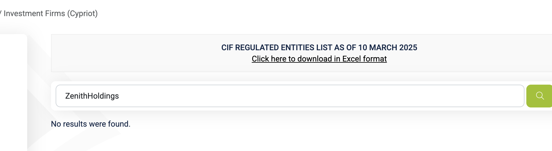 ZenithHoldings лохотрон