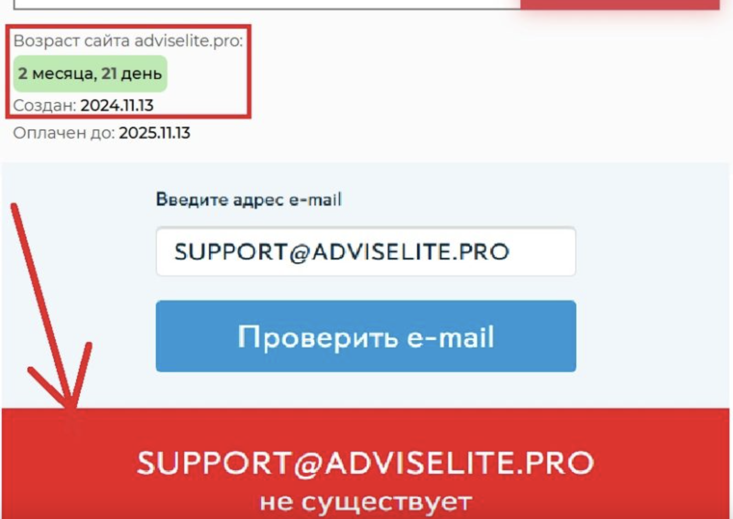 Adviselite скам