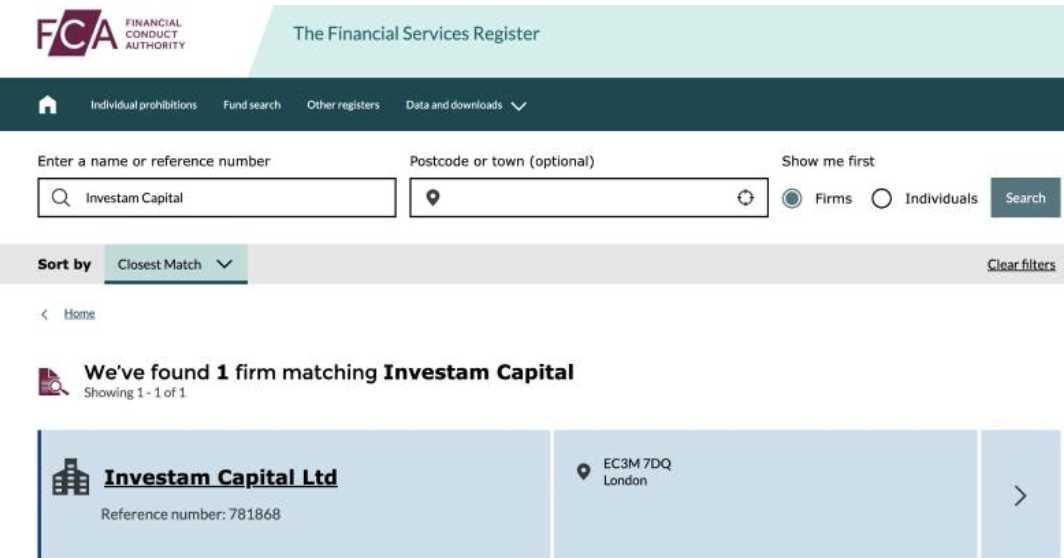 Investam Capital Ltd скам