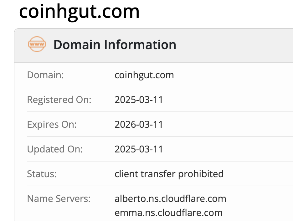 домен Coinhgut