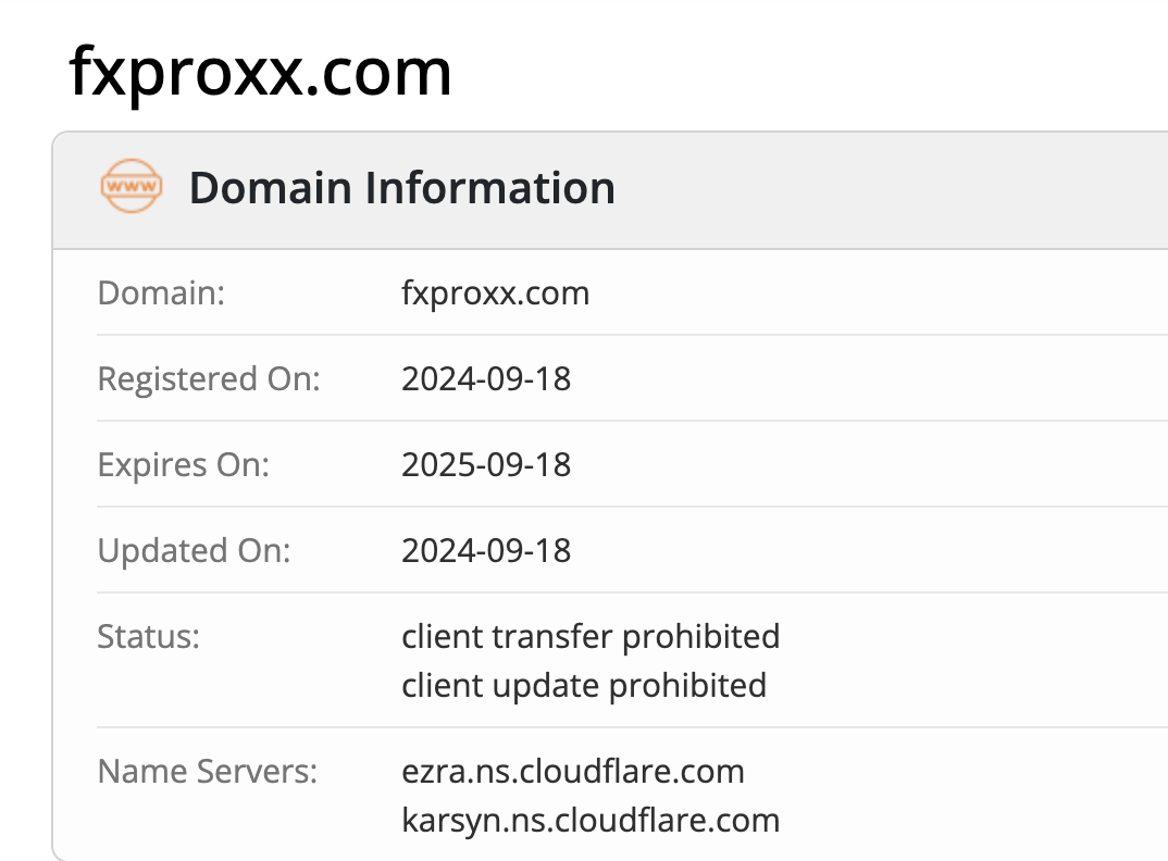 домен Fxproxx