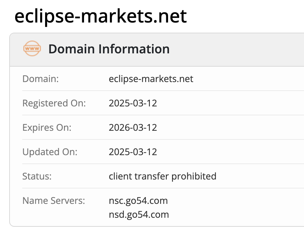 EclipseMarket домен