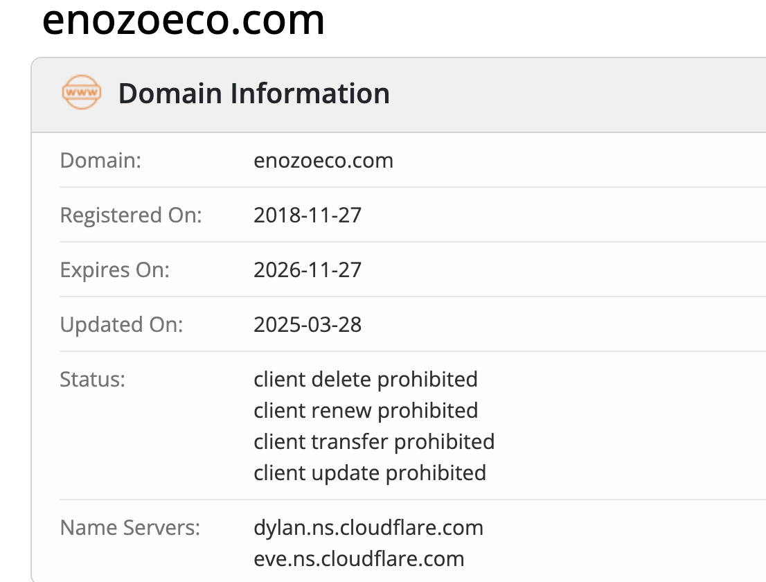 Enozoeco домен