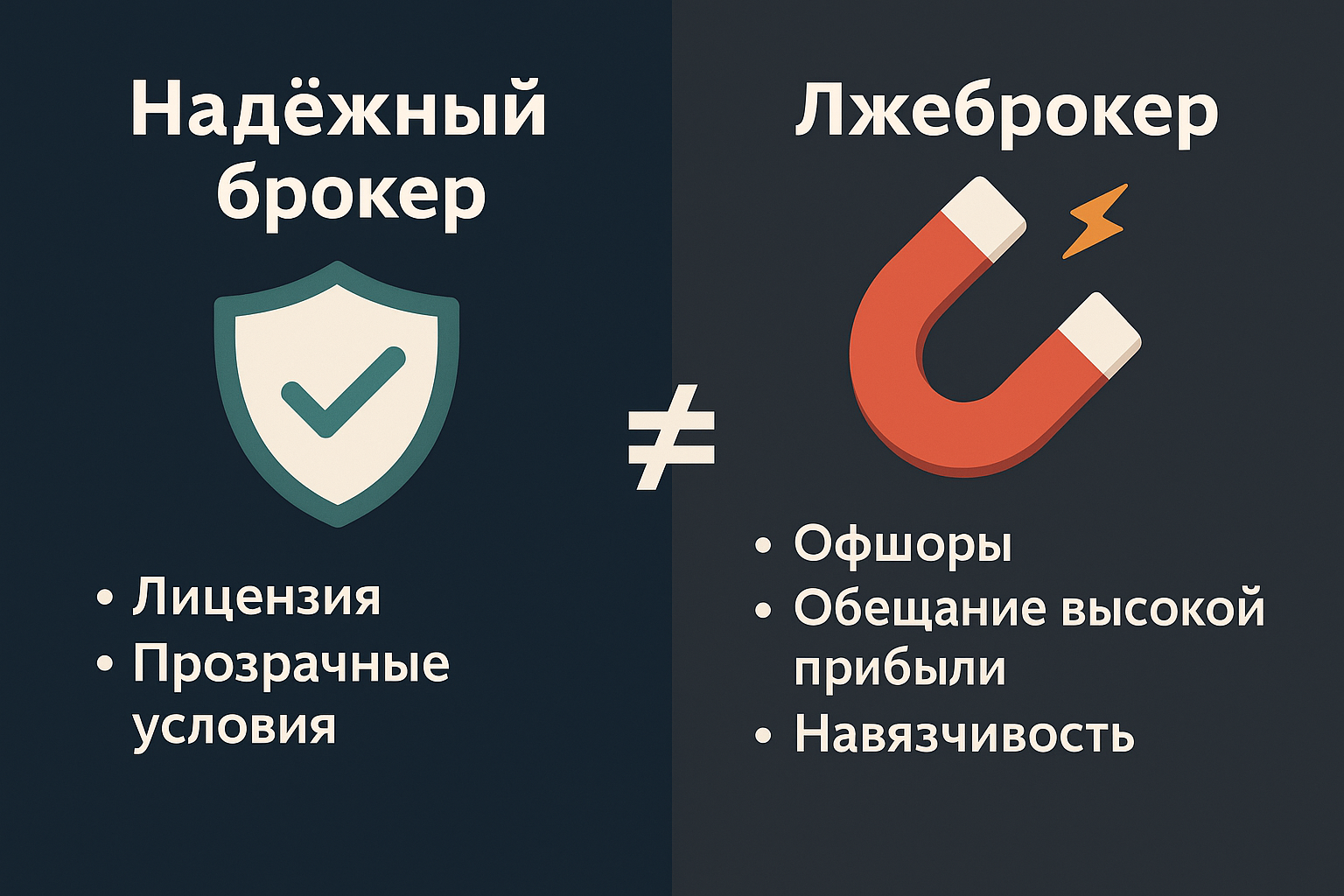 как распознать ненадёжного брокера
