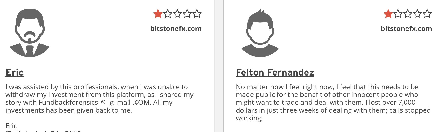 Bitstone FX отзывы