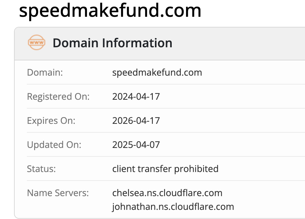 SpeedMakeFund домен