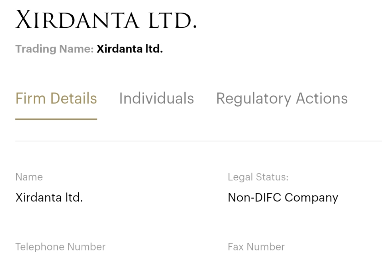 проверка сайта Xirdanta