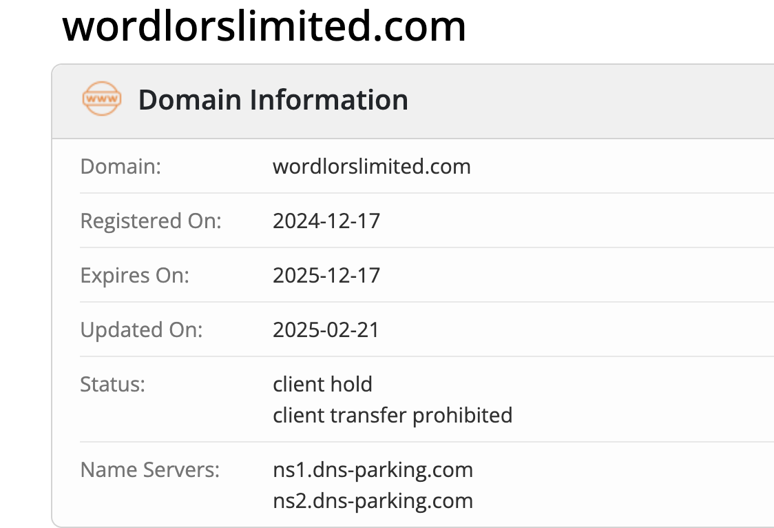 Wordlore Limited обзор