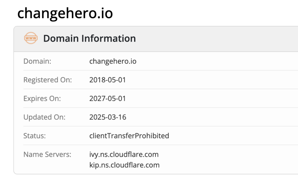 домен ChangeHero