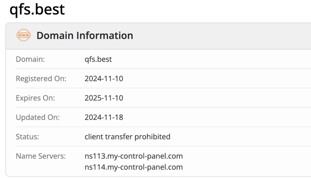 домен Quantum Financial System