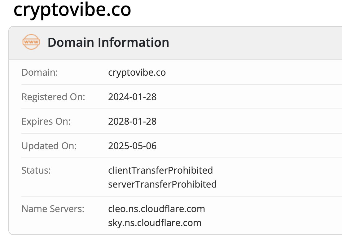 домен Cryptovibe