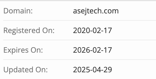 домен Asejtech
