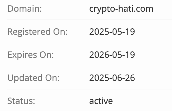 домен CryptoHati