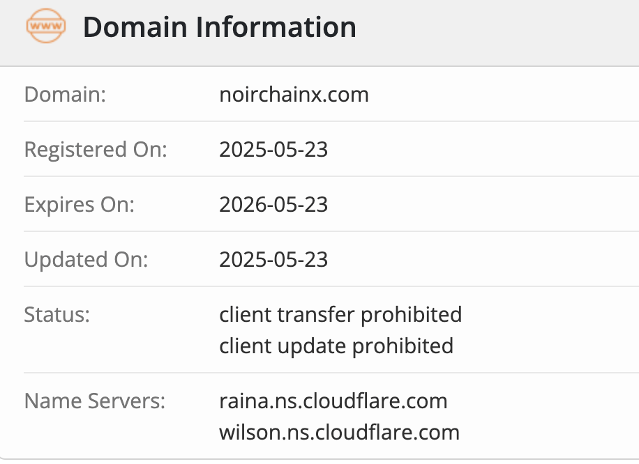 Noirchainx домен