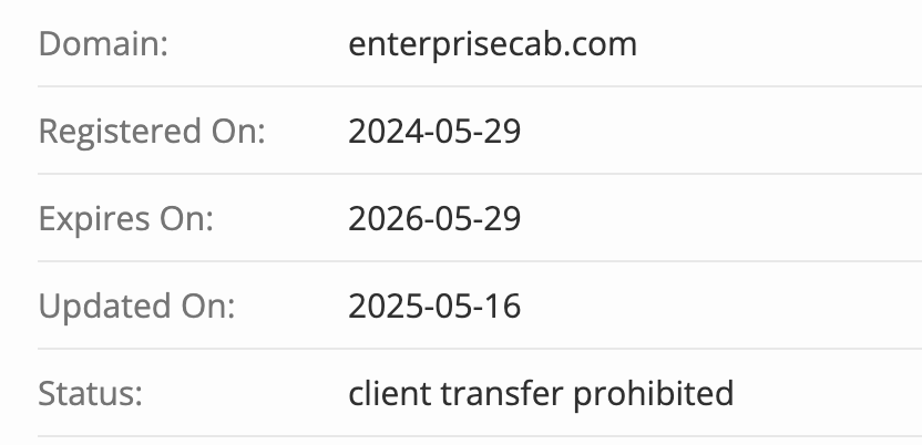 домен EnterpriseCAB