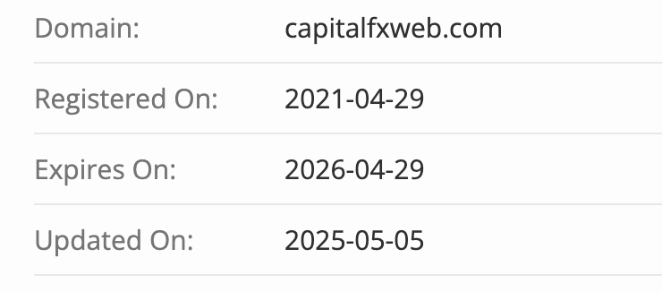 домен Capital Fx