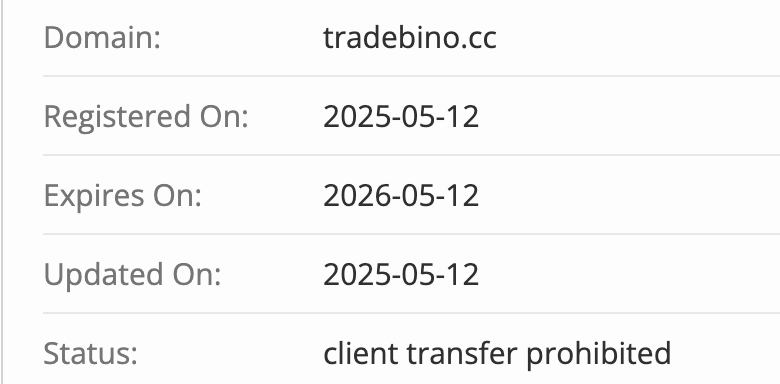 домен Trade Bino