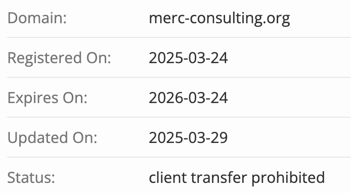Merc Consulting домен