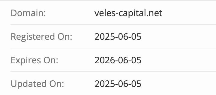 домен Veles Capital