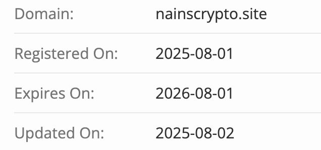 домен VIP Crypto
