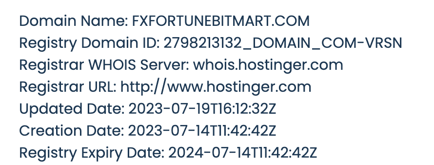 домен FX Fortune Bitmart