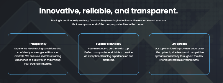 информация о EasyInvestingPro