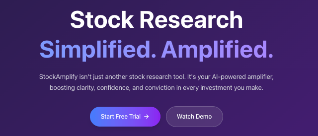 информация о StockAmplify