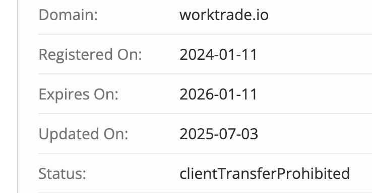 домен WorkTrade