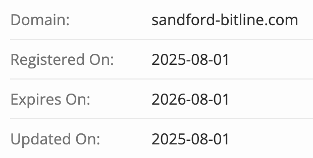 домен Sandford Bitline
