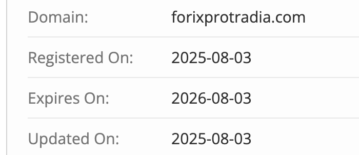 домен Forix-Pro Tradia