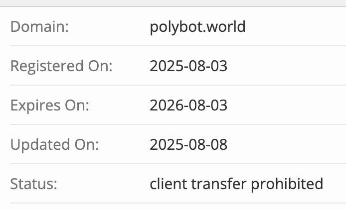 домен PolyBot