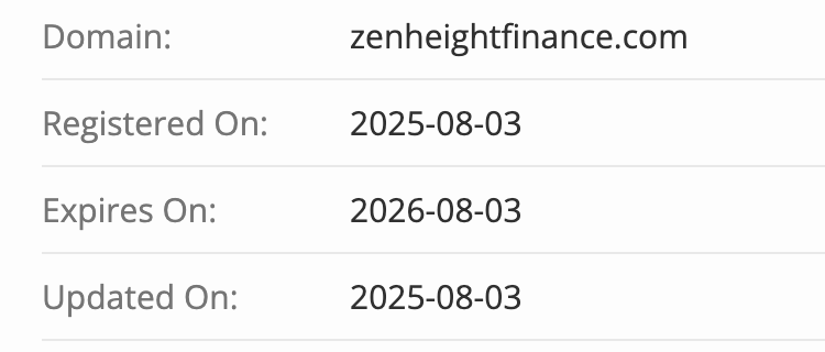 домен Zen Height Finance