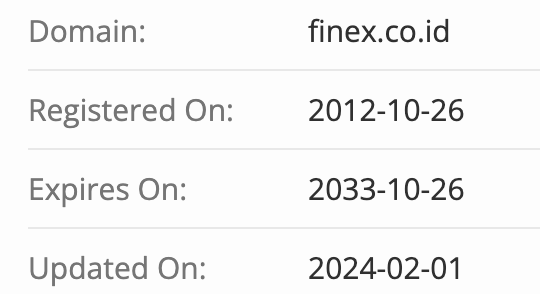 домен PT Finex