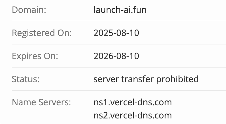 домен AI Launch
