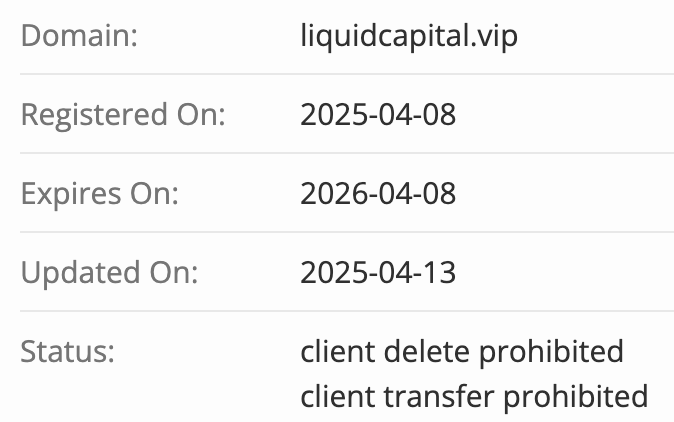 домен Liquid Capital