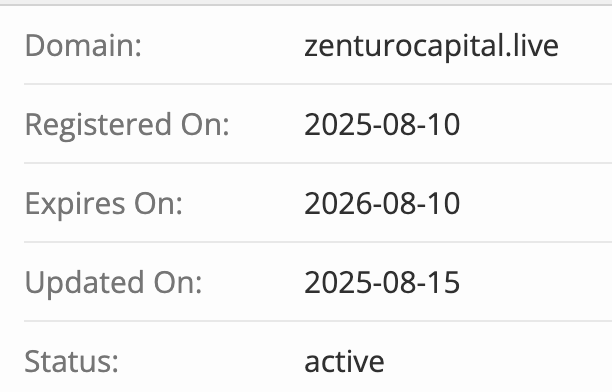 домен Zenturo Capital