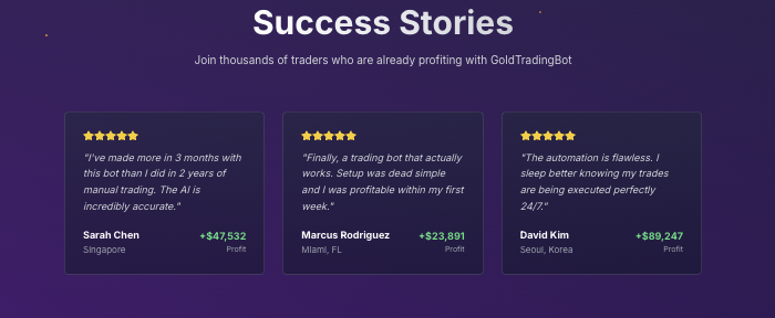 отзывы о GoldTradingBot