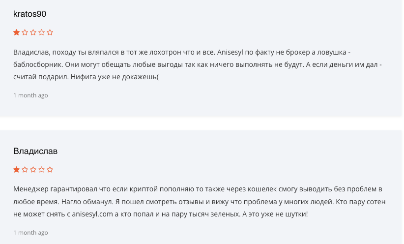 отзывы о Anisesyl