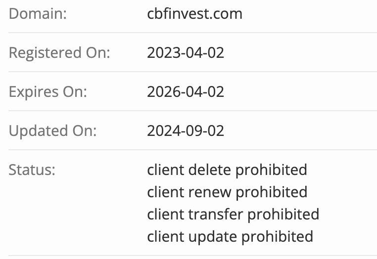домен CBFInvest