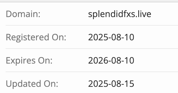 домен Splendidfxs