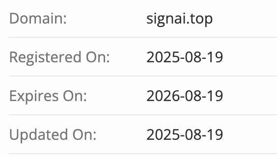 SIGN Protocol / SIGNAI домен