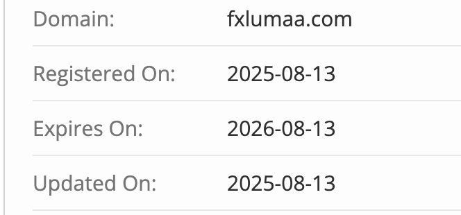 домен FX LUMA LTD