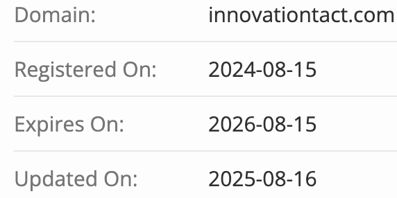 Innovation Tact домен