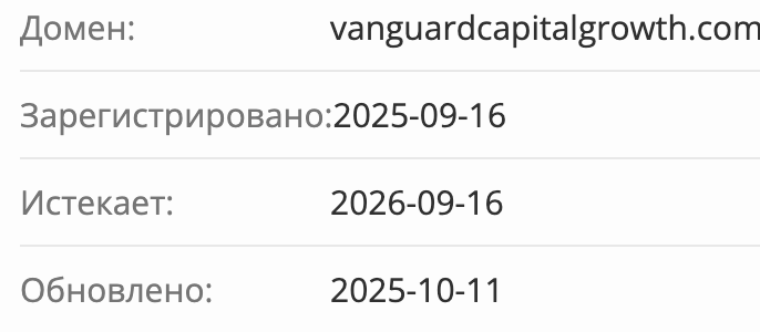 Vanguard Capital Growth домен