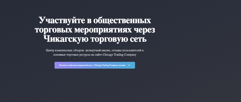 обзор Chicago Trading Company