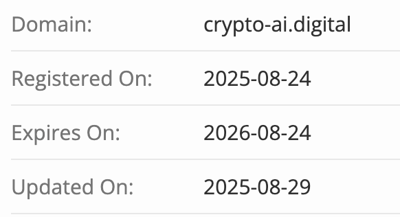 CRYPTO-AI домен