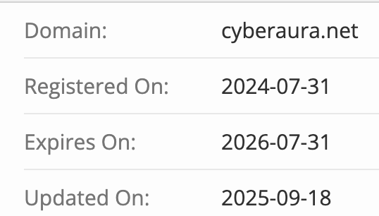 CyberAura домен