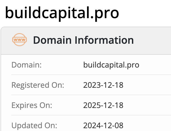 домен Build Capital